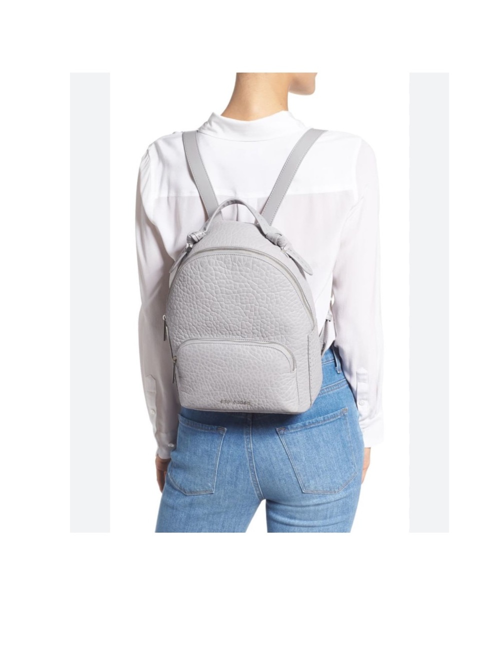 LIKE NEW Ted Baker pebbled leather backpack